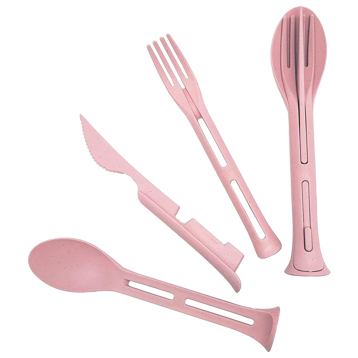 3 in 1 Reusable Spoon, Knife Forks Tableware, Spoon (3 Pcs Set) 3 in 1 Reusable Spoon, Knife Forks Tableware, Spoon (3 Pcs Set)